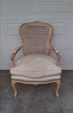 Vintage Wood Accent Chair
