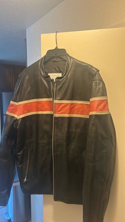 Wilson leather motorcycle jacket