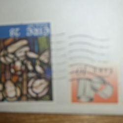 Stamps on envelopes,  foreign