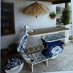 Boquet Bar Flower or Mimosa Cart 