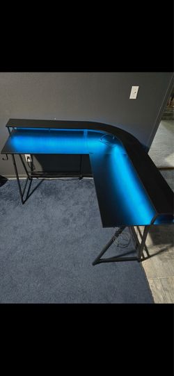 LED Gaming desk