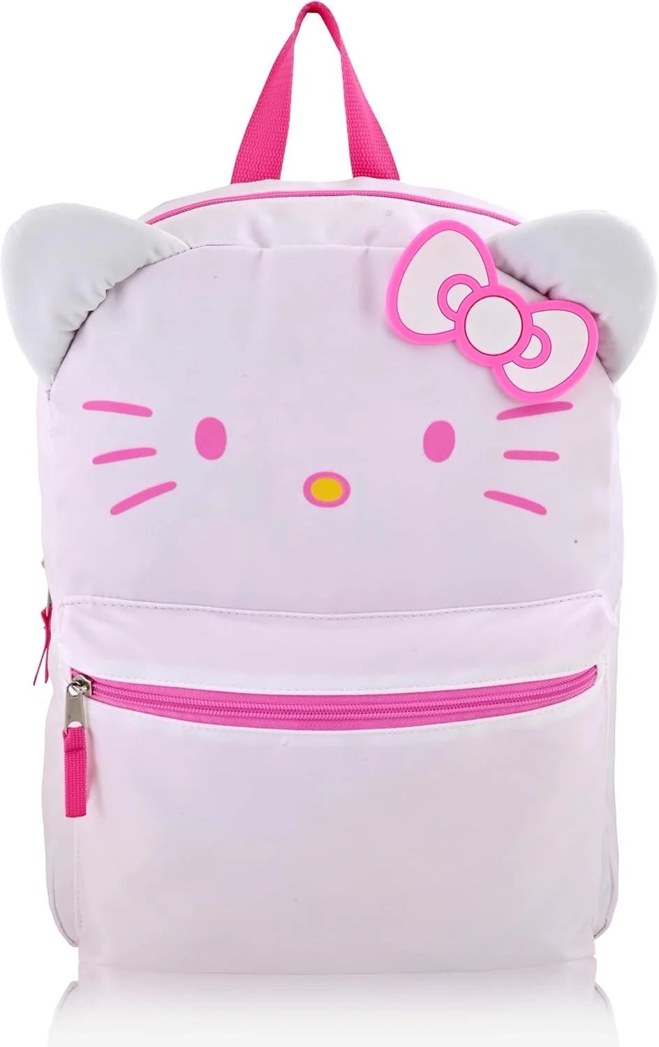 NWT Hello Kitty 16" Kawaii Pink Bow Back to School Backpack with 3D Ears & Bow