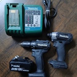 Makita Impact Drill Driver Battery Charger Tool 