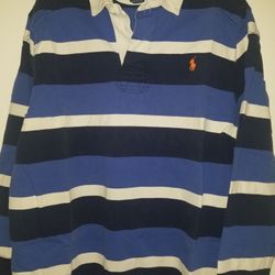 POLO RALPH LAUREN STRIPED RUGBY SHIRT MEN'S XL NEW