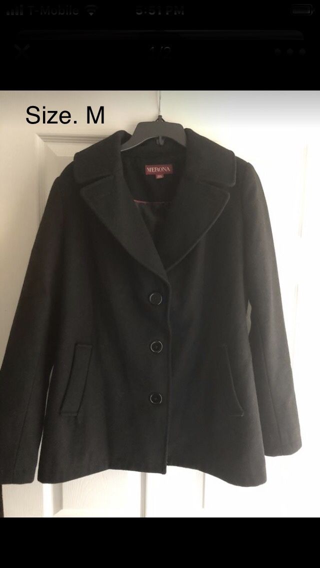 Coat Size Medium Each