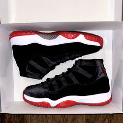 Brand New Jordan 11 Retro “Bred Velvet” (W) Size 7M-10M/Size 8.5W-11.5W
