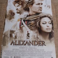 Alexander - Movie Poster With Colin Farrell, Angelina Jolie, Val Kilmer & Hopkins