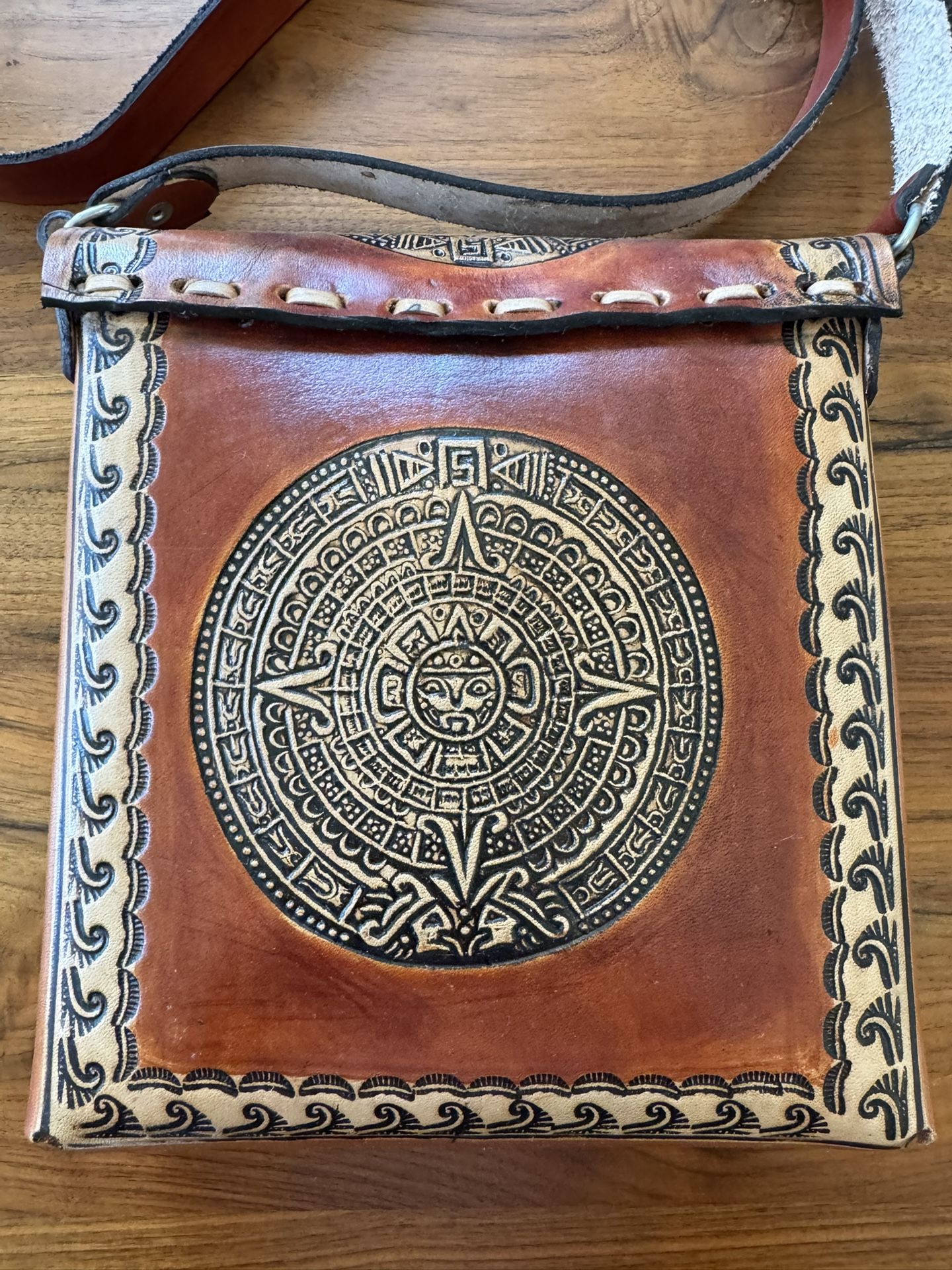 Genuine Leather Crossbody Bag
