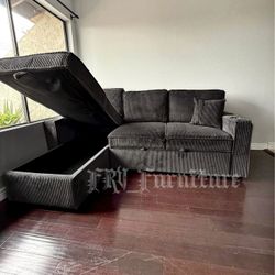 Black Sofa Sectional 