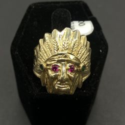 Stone Gold Native Ring