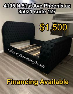 Queen size bed frame brand new