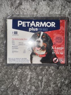 Pet Armor Plus Flea and Tick Treatment for X-Large Dogs - Pack of 3 Applications