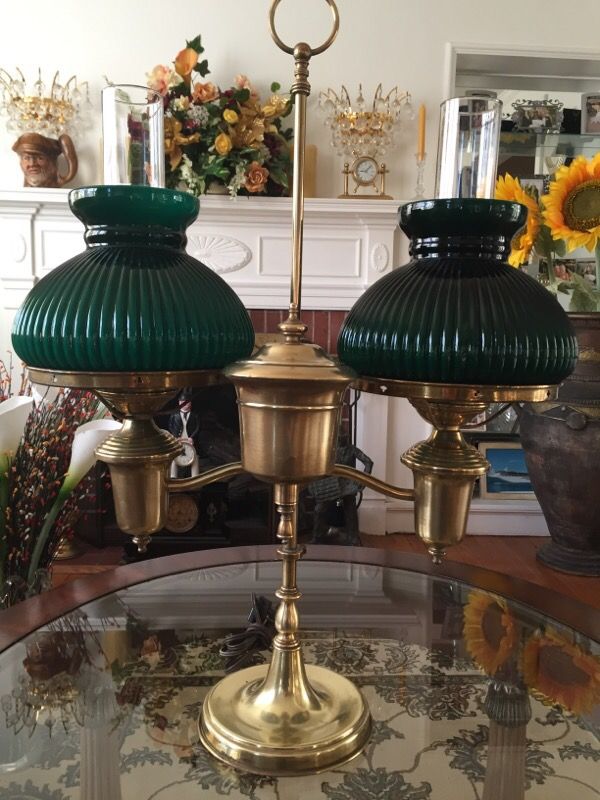 Vintage Double Student Lamp