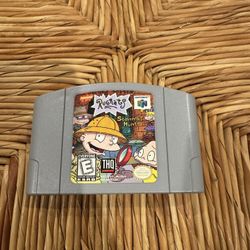 Nintendo 64 rugrats scavenger hunt Gray Game Cartridge