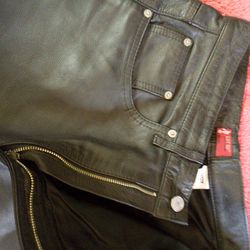 Levi's Leather Pants Size 32x36 