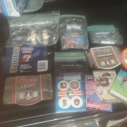 Container Full Of Vintage Misc Items/ Collectibles/ Patches/Etc
