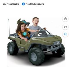Halo Car , Music , Drives Fast Has Gun Attachments 