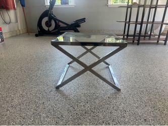 Glass Side table