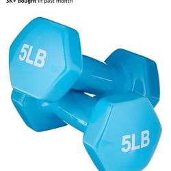 Vinyl Coated Dumbbell- 5 LB