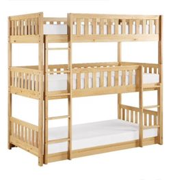 Free triple bunk bed