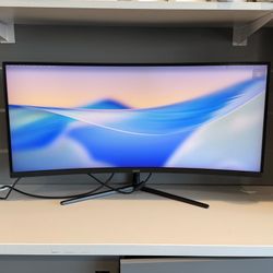 Acer - EI342CKR - 34" Gaming Monitor QHD 3440x1440 144Hz 21:9 VA 1ms 320Nit