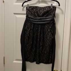 Black Strapless Dress