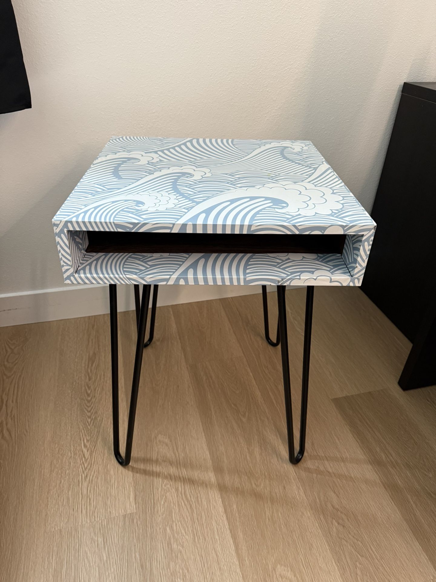 Small Table/Nightstand With Cubby