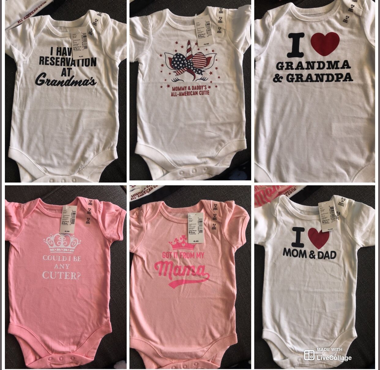 Childrens place onesie 3-6 months