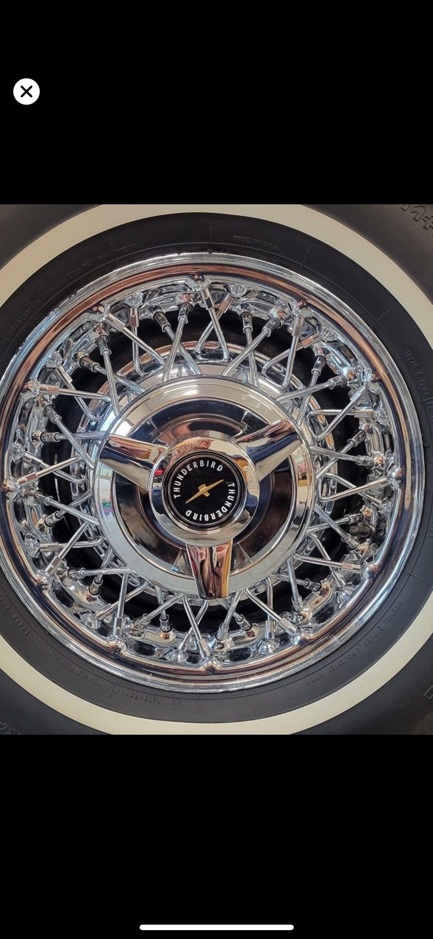 ( 4 ) 15 In Ford Thunderbird  Chrome Rims Only