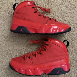 Size 11.5 (Pre owned, no box) - Air jordan 9 retro Chile red 