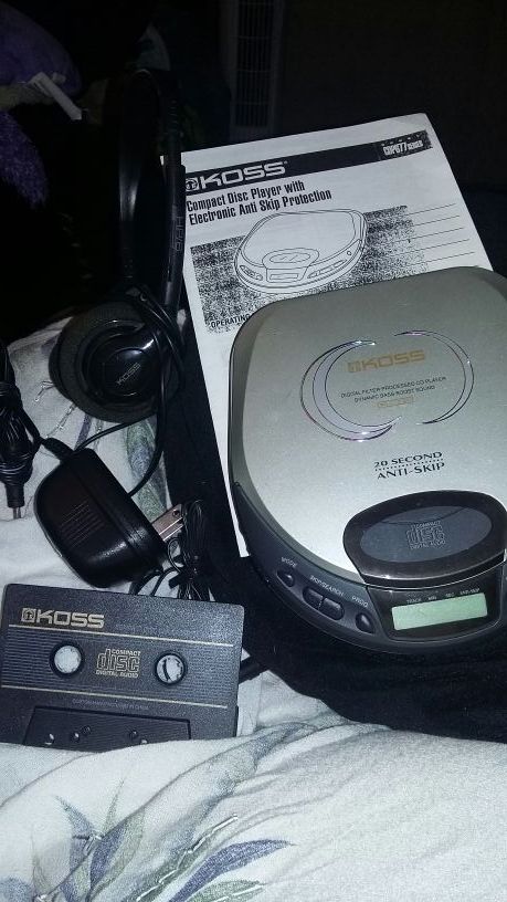 Koss portable cd player