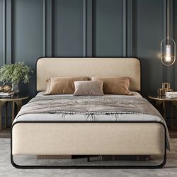 Upholstered Queen Bed Frame