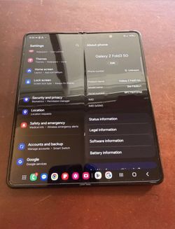 Samsung Galaxy Z Fold 3 256GB Unlocked – Great Condition – Inner Screen Recently Replaced