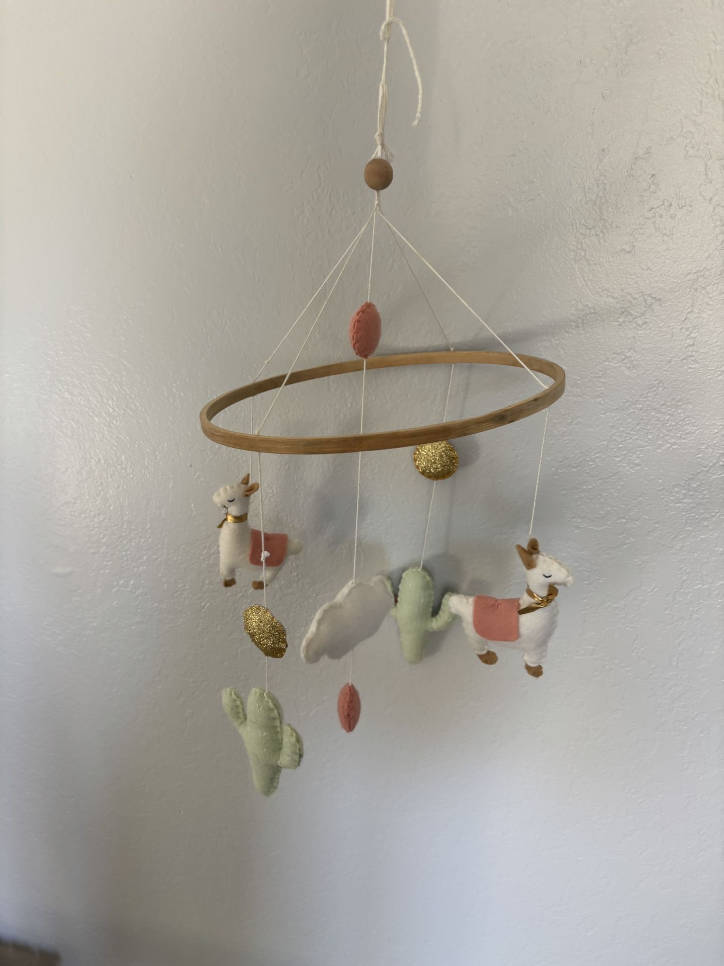 Baby Mobile Cactus And Llama 