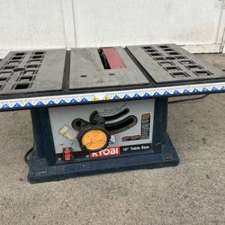 Ryobi BTS10S 10” Table Saw 13A 4800RPM – Woodworking Tool – Pickup CA