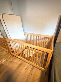 Certified green mattress and Target Crib
