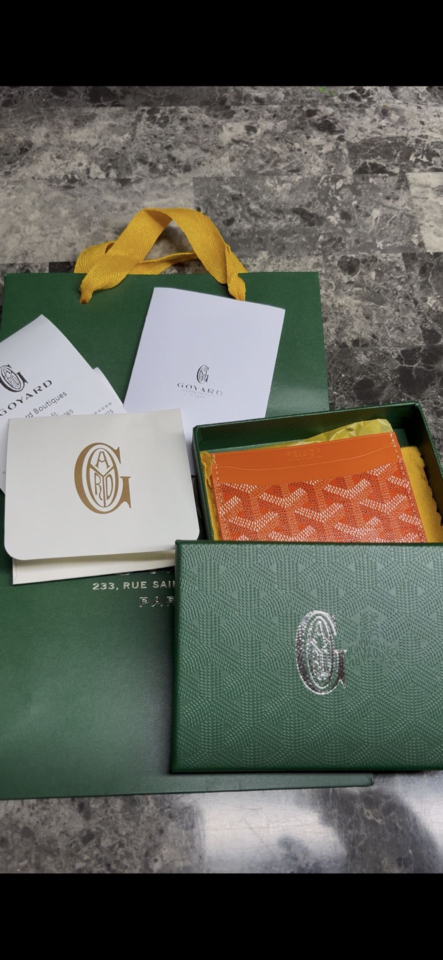 GOYARD CARD WALLET 