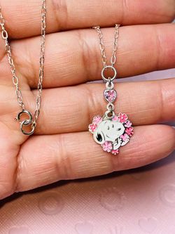 ✨Cadena snoopy💎Plata925✨