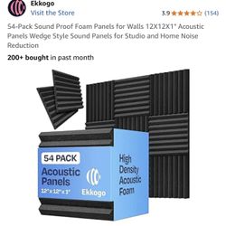 Sound Proof Foam Panels/ Black Panels 