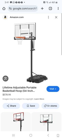 Brand New Lifetime Basketball Hoop 54"