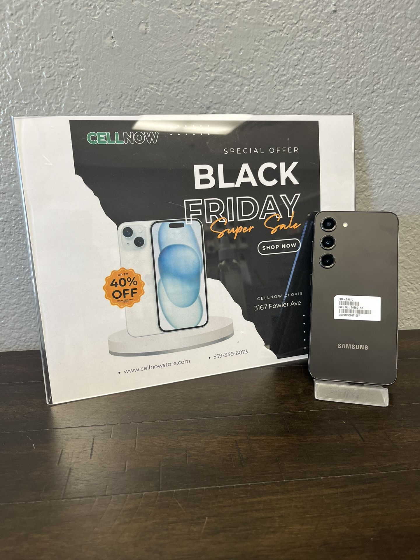 Samsung Galaxy S23 AT&T 256GB - Black