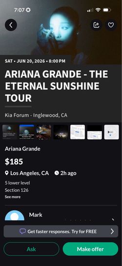 Ariana Tickets