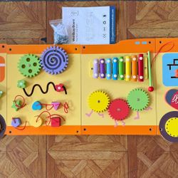 Activity Wall Busy Board 44 x 15.5 in Sensory Toy
