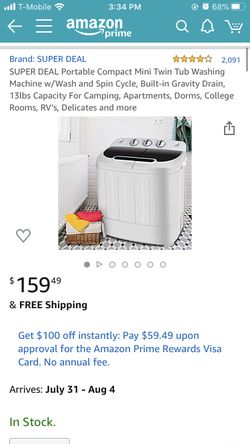 Portable washing machine