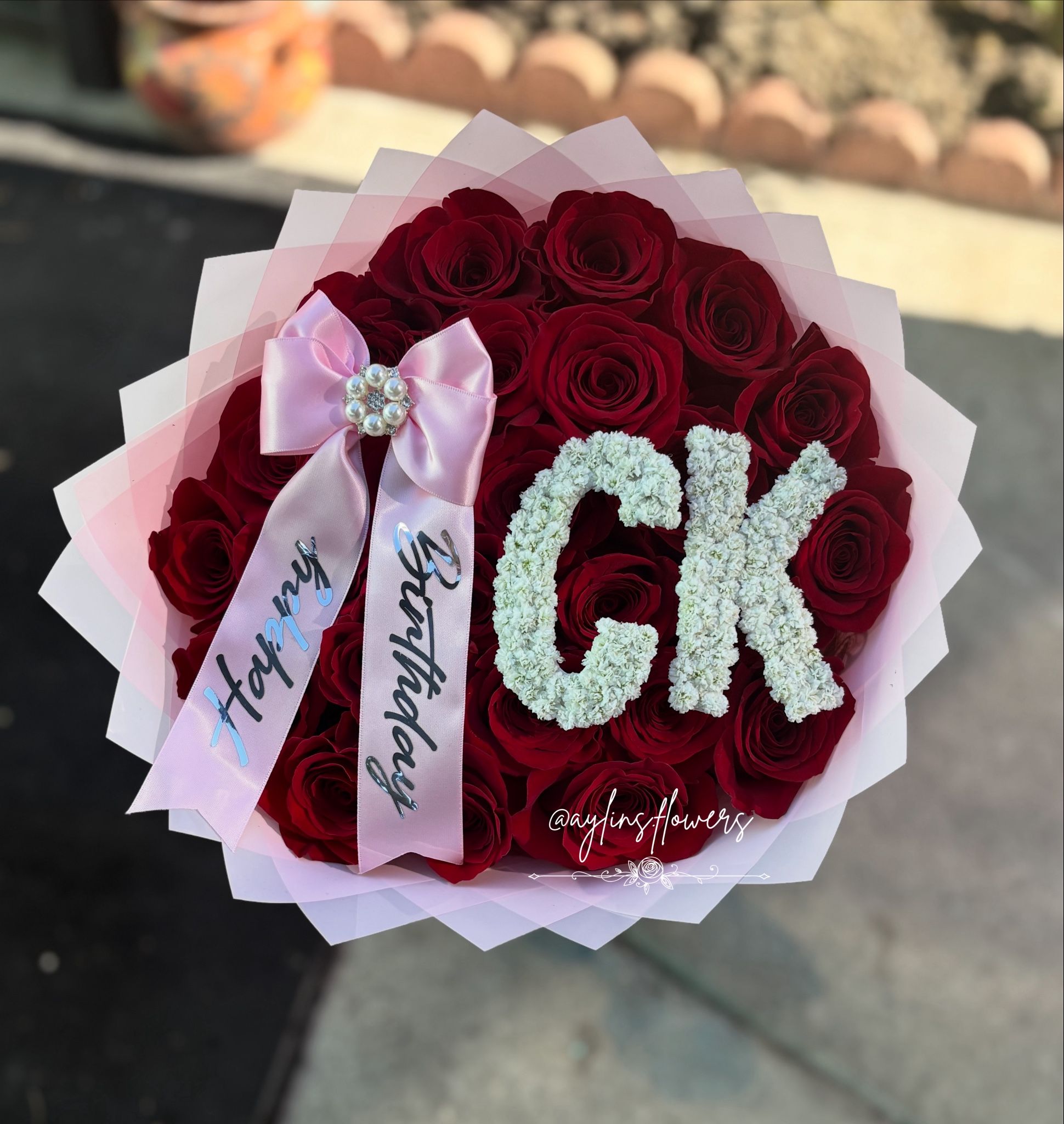 Ramo Buchon Flower Roses Bouquet Rosas