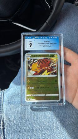psa 9 raichu pokemon card