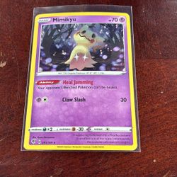 Mimikyu Pokémon Card