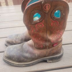 Tony Rama Steel Toe Boots 
