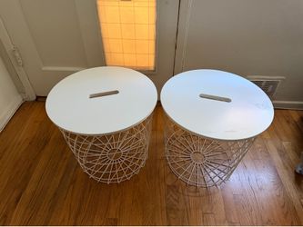 Pair of IKEA Storage Tables
