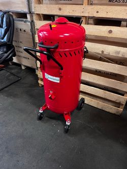 28-GALLON DUSTLESS VACUUM SANDBLASTER – PORTABLE MEDIA ABRASIVE BLASTER, WITH BUILT-IN 1200W VACUUM